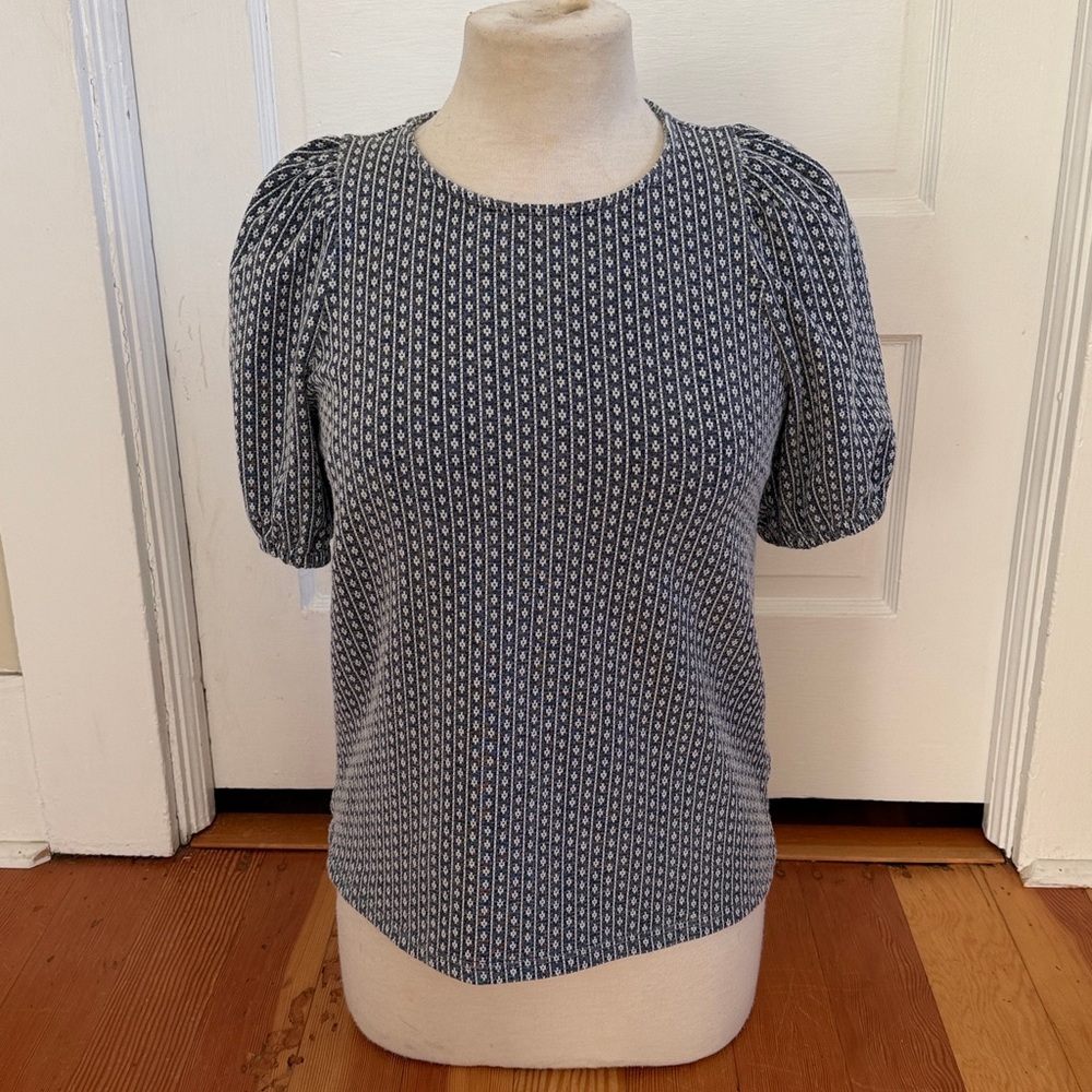 Madewell Puff Sleeve‎ Top Small